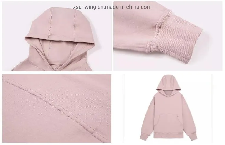 Xsunwing China Factory Custom Sweatshirt Set Fall Winter Casual Sports Women Shorts Gym Shirts Tracksuit Set Long Sleeve Crop Hoodies Wdq125