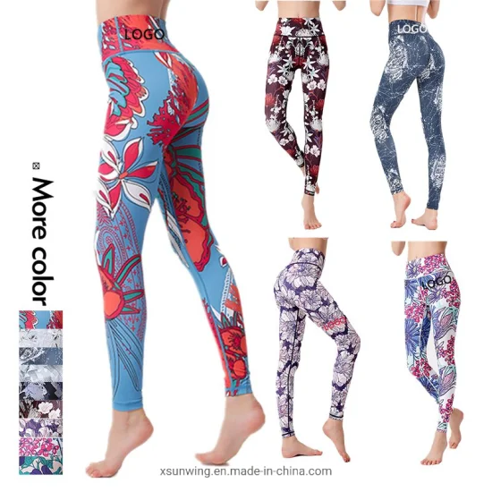 Xsunwing Custom Breathable Sportswear for Women 3D Printed Yoga Leggings