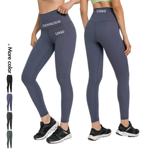 Xsunwing Custom Logo Activewear Nylon Spandex High Waisted Gym Wear Women Yoga Leggings Wdq145