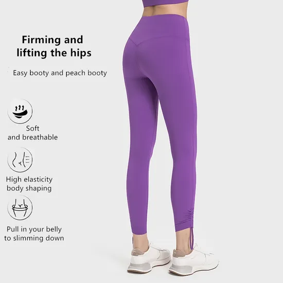 Xsunwing Custom Logo Buttery Soft High Waist Lulu Align Yoga Tayt Leggings Women Tight Pants for Athletic Running Sport Leggings Wdq021