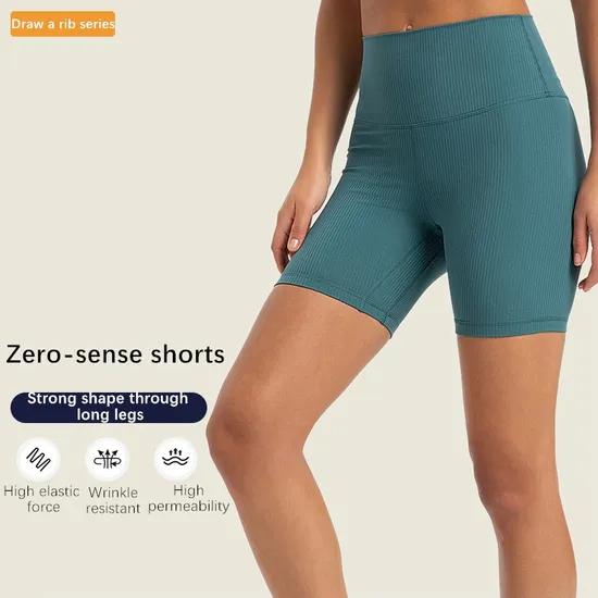 Xsunwing Custom Logo Scrunch Womens Workout Sports Short Leggings Free Sample Shorts Gym Fitness Rib Yoga Biker Shorts