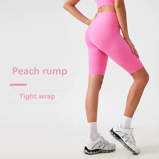 Xsunwing Custom Private Label Quick Dry Running Jogger High Waist Tummy Control Butt Lift Women Gymwear Sport Yoga Shorts Wda004