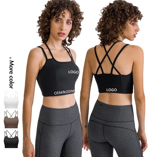 Xsunwing Customized Ladies Seamless Vest Sports Yoga Bra Gym Wear Fitness Tank Tops Running Activewear and Sport Bras for Women Wdq147