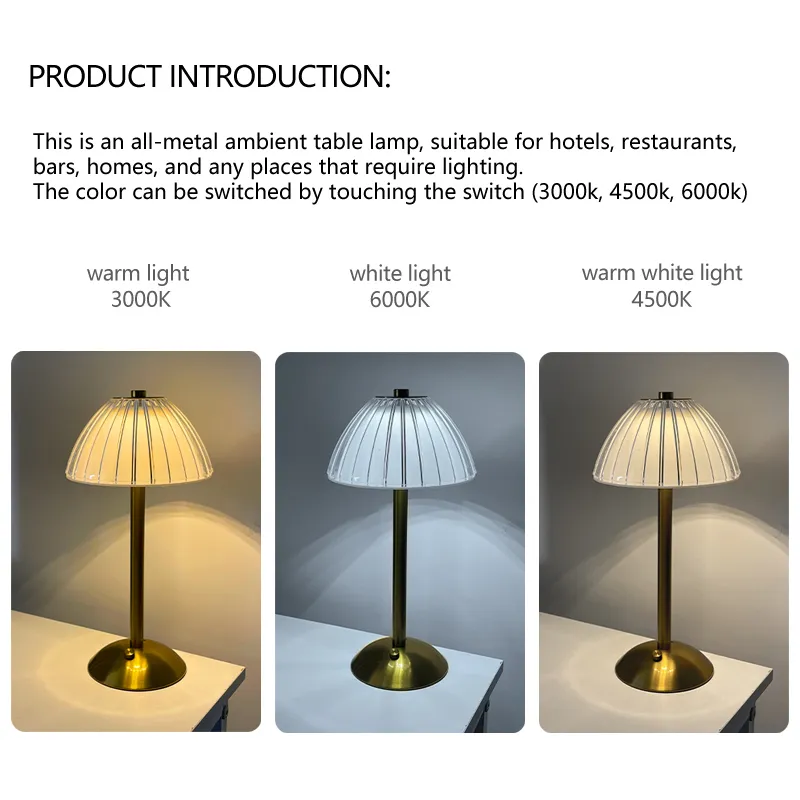 LED Table Lamps Adjustable Brightness Nordic Minimalist Style Decorative Desk Lamp