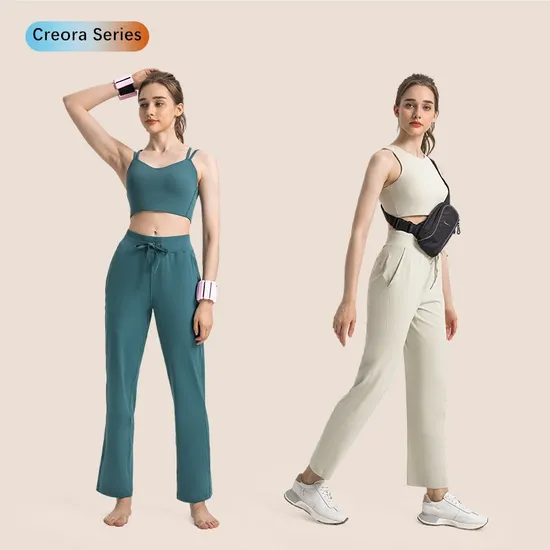 Xsunwing New Lulu Hot Custom Women Joggers with Pockets Lounge Pants for Yoga Workout Running Sweatpants for Women Sportswear