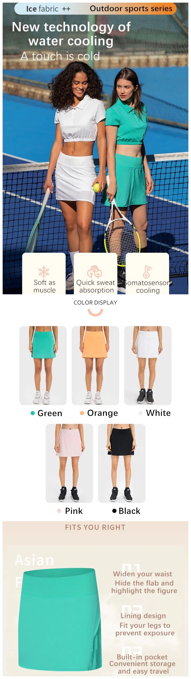 Xsunwing Ropa Deportiva Mujer Women Gym Shorts High Waist Athletic Workout Golf Shorts with Pockets Pleated Tennis Pantskirt Women Sportswear