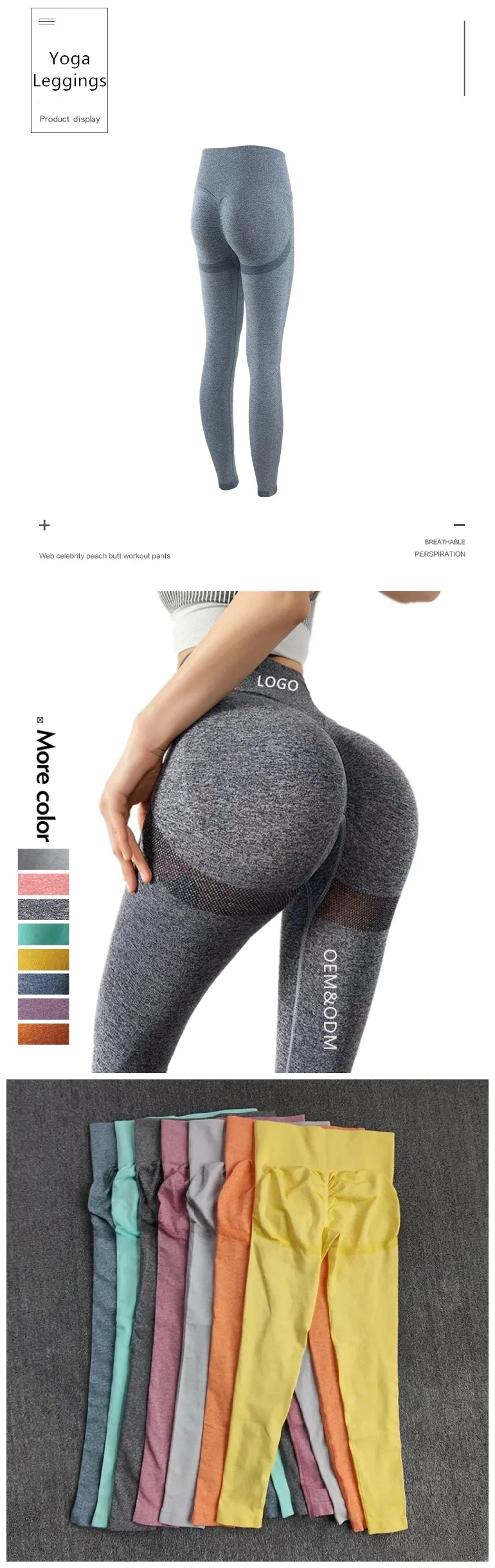 Xsunwing Wholesale High Waist Yoga Leggings for Woman Gym Seamless Pants Push up Leggings Fitness Tights Sport Women Clothing