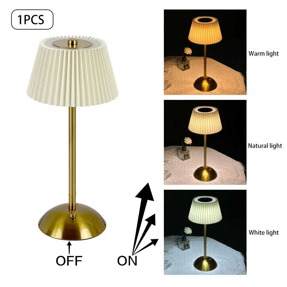 Unique New Invention Luxury Bedroom Decorative Nordic Kd Fabric Shade Table Lamp