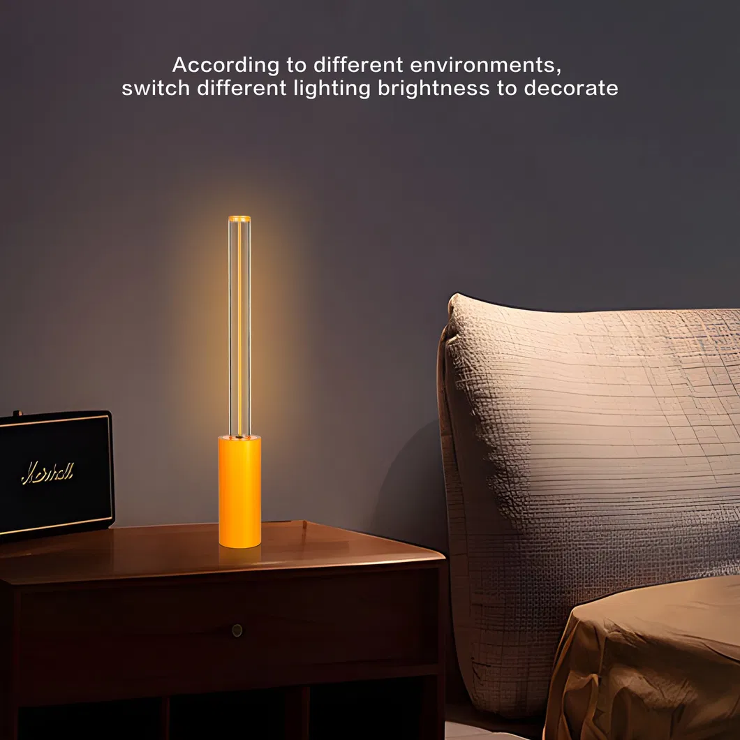 Z8 Aluminum Rechargeable Table Lamp USB Battery Operated 3 Step Dimmable Bedroom Bedside Night Lamp