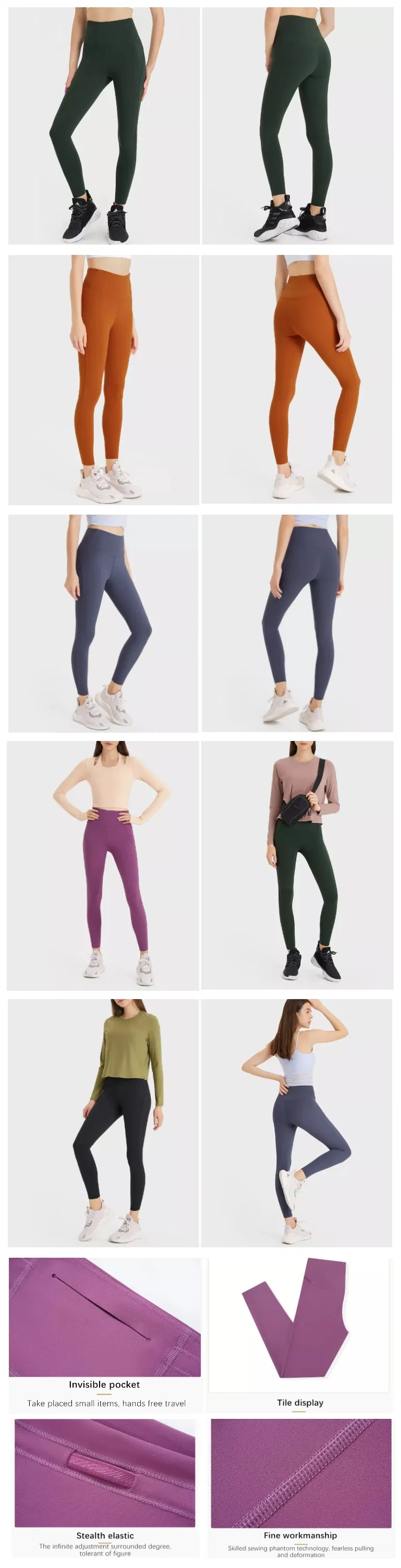 Xsunwing Wholesale Sweat Suits New Promotion Seamless Clothing High Waist Seamless Gym Leggings Womens Clothing Yoga Legging Wdq210