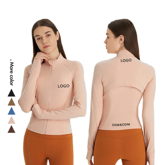 Xsunwing Zip Long Sleeve Yoga Jackets Plus Size Sports Yoga Tops Womens Running Coat Workout Wear Gym Fitness Activewear Apparel Jacket Wdq211