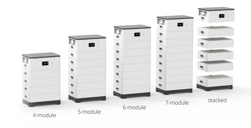 10KW 30KW 35kw 204.8v 200ah 400ah Stack energy storage lithium battery all in one integration for household