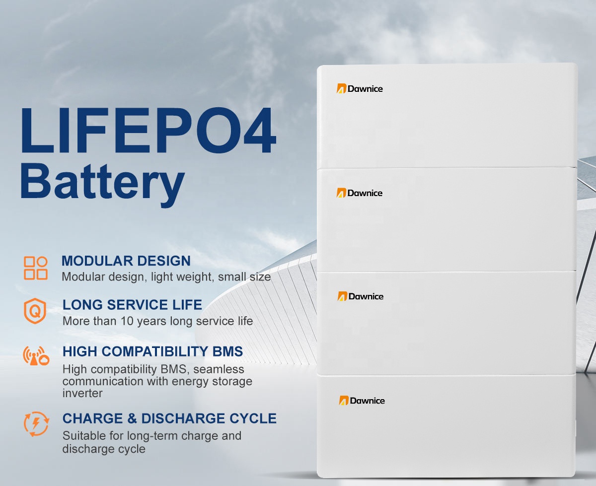 Battery Stacked 10kwh 15kwh 20kwh 30kwh 51.2V 100Ah 200Ah Solar Energy Storage System Lifepo4 Battery Cell Home Storage Battery