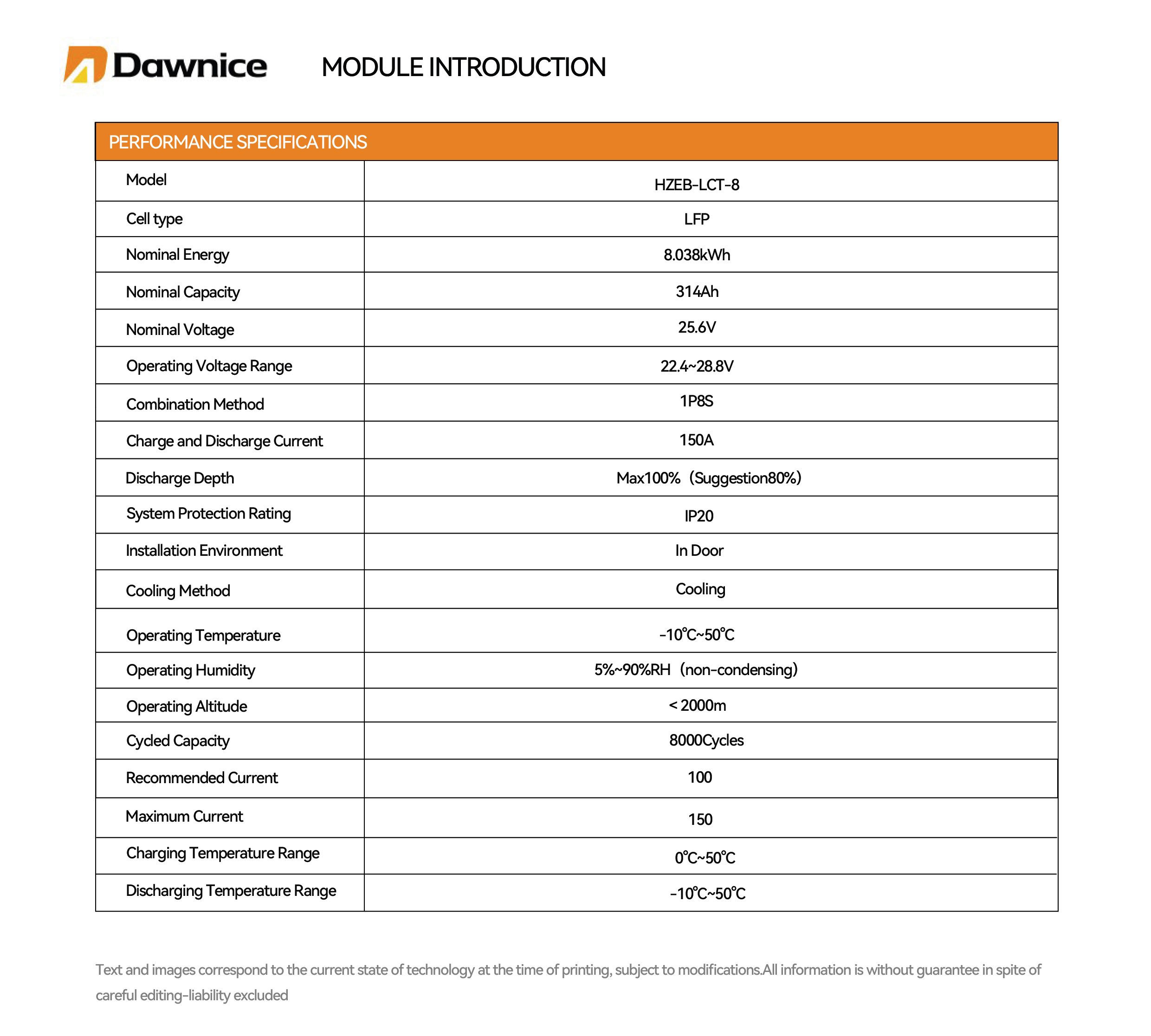 Dawnice 10 years Warranty Powerwall Home Solar system LiFePO4 Lithium Battery 24V 200AH 300AH 5KWH 8KWH Energy Storage Battery