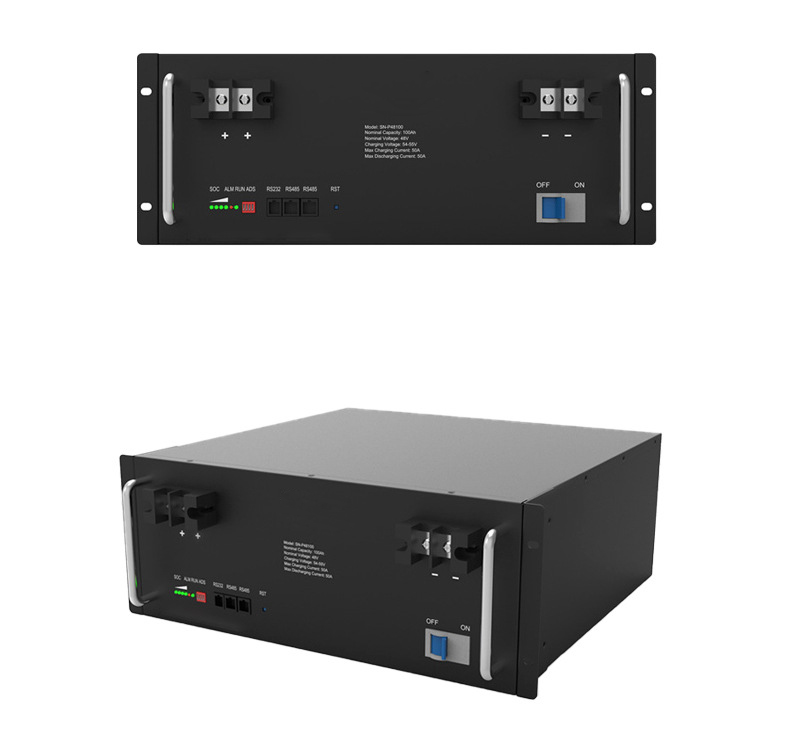 Grade A Brand New 48v 51.2v 100ah LiFepo4 Akku 48v Server Rack Mount LiFepo4 Battery Pack with Smart Bms