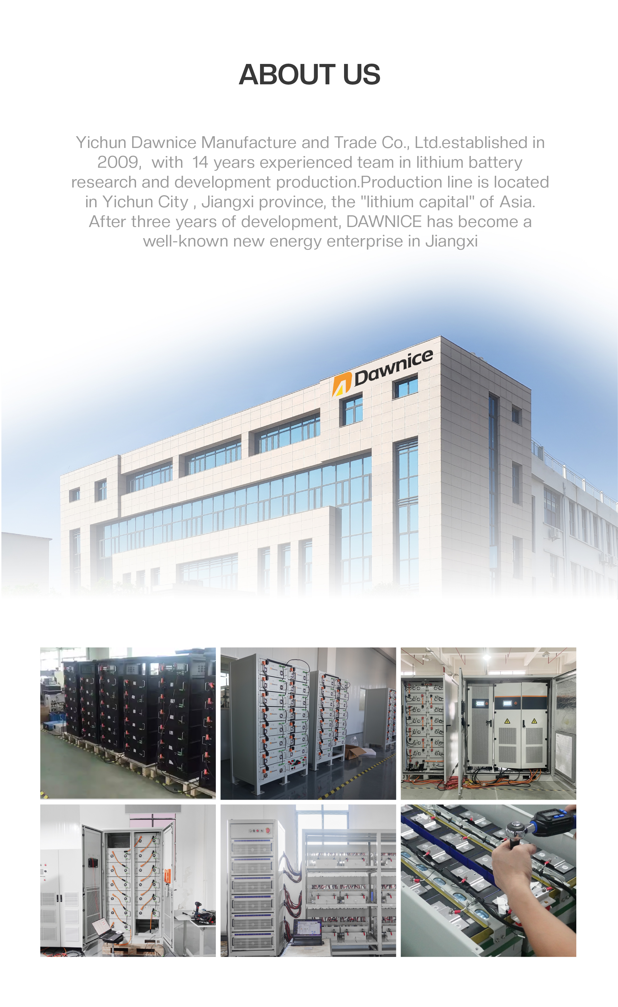 Home Energy Storaqge System Manufacturer Dawnice Power Pack 10kWh 5kWh Solar Lithium  Wall Mounted Battery