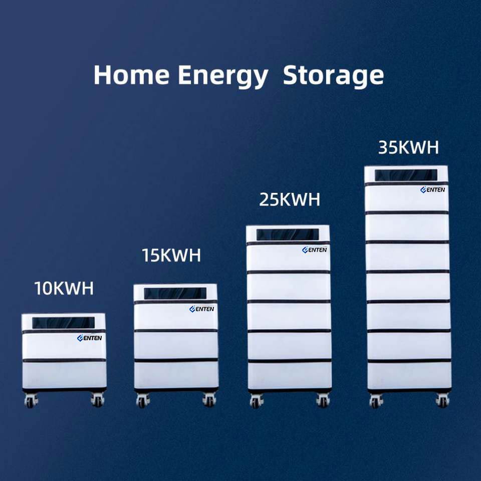 Home Rack Mounted Lithium Battery 15KWH Energy Storage System 48V 300Ah LiFePO4 Stackable Battery Power Wall For Solar