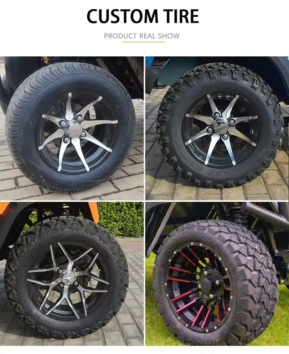 Cl Brand New 12/14inches Tyre DOT 4/5/7.5kw Motor 100/120km Mileage Lead Acid/Lithium Battery 48V/60V/72V 2/4/6/8/10 Seats/Seater Hunting Golf Cart