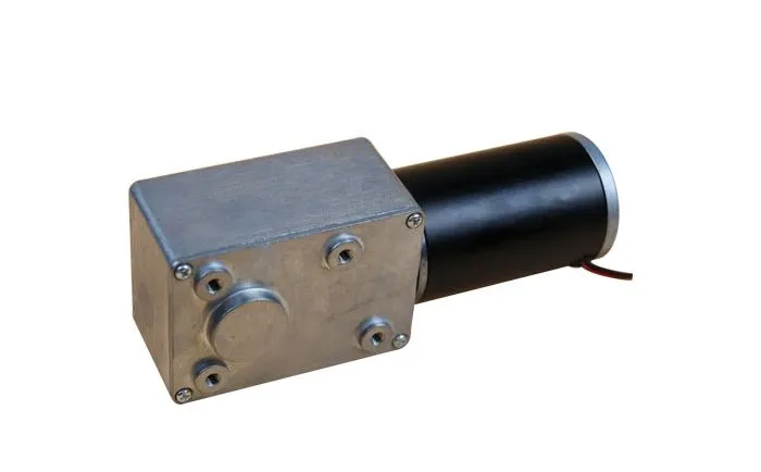 Manufacturer Price 5882wg4575 DC Gearmotor High Torque 50kg 70kg 100kg DC Worm Gear Motor with Encoder/ Brake