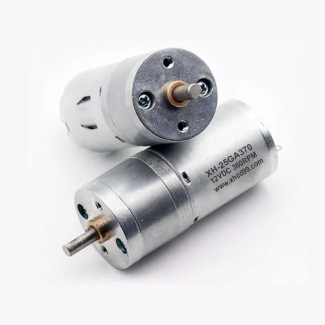 25ga370 Micro Gear Motor 12V 24V Customized Parameter Brushed Electric DC Motor for Printer