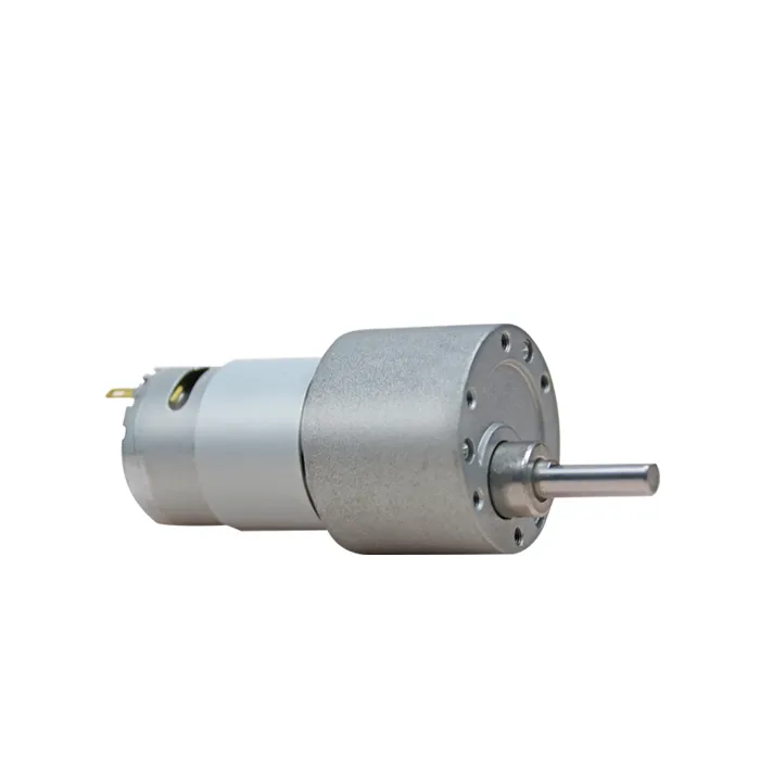 37mm Gearmotor 12V 24V Brushed Permanent Magnet Electrical Motor with Customized Service