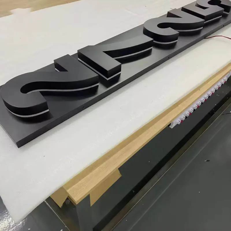 3D Acrylic Company Logo Lights Letter Sign