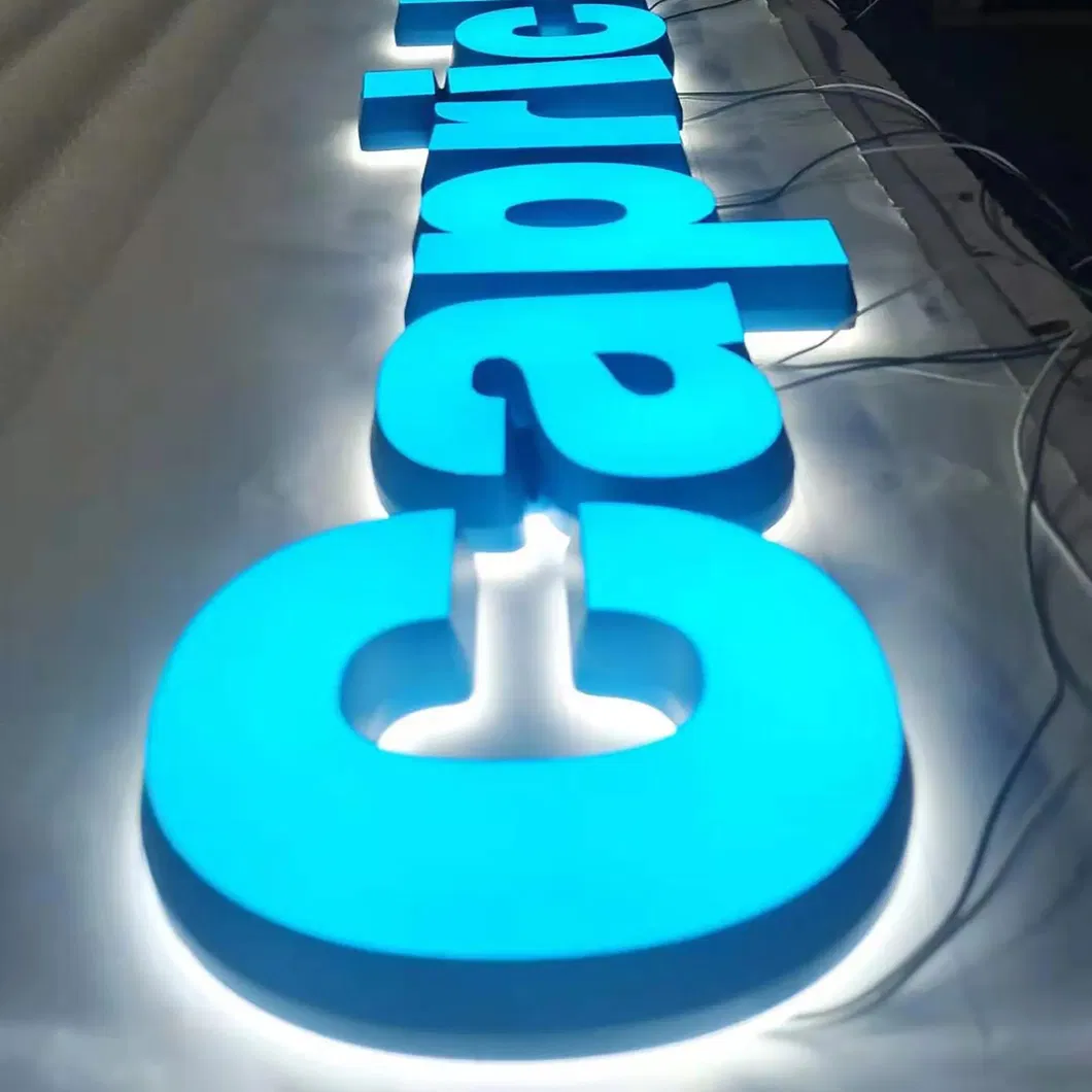 3D Acrylic LED Lighting Advertising Shop Outdoor Sign Signboard Signage Channel Letters