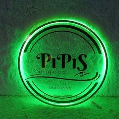 3D Acrylic Signs Custom Business Logo Salon Name Sign Round Office 3D Acrylic Signage LED Neon Lights