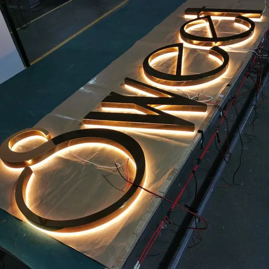 3D Backlit LED Sign Channel Letters Company Logo Sign Office Sign LED Signage