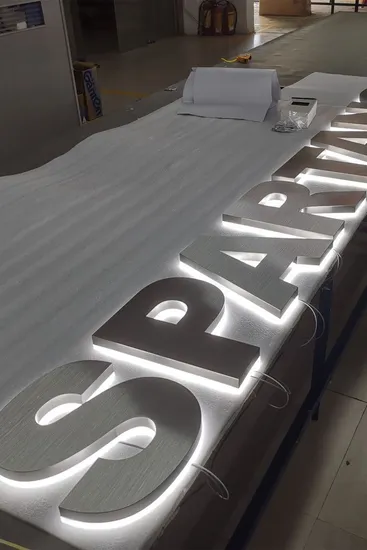 3D Backlit LED Sign Channel Letters Company Logo Sign Office Sign LED Signage