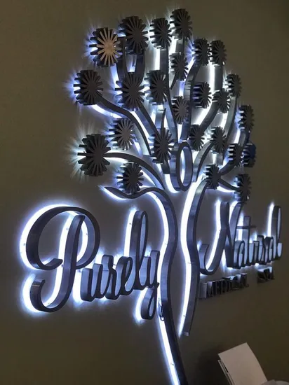 3D Backlit Logo LED Sign Channel Letters Custom Illuminated Business Signs Home Office Decor