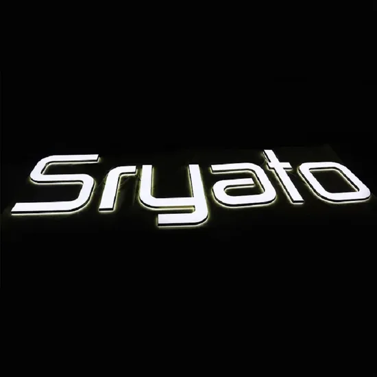 3D Banners Signboard Outdoor Acrylic Letters for Store Channel Letters 3D LED Illuminated Letters