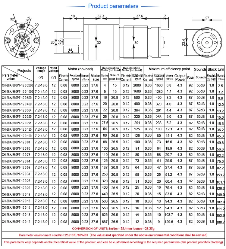 Super Manufacturer Pg28 Planetary Motor RS380 385 Electric 28mm 12V 24V DC Planetary Gear Motor with High Torque