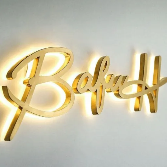 3D Dropshipping Storefront Backlit Acrylic LED Sign