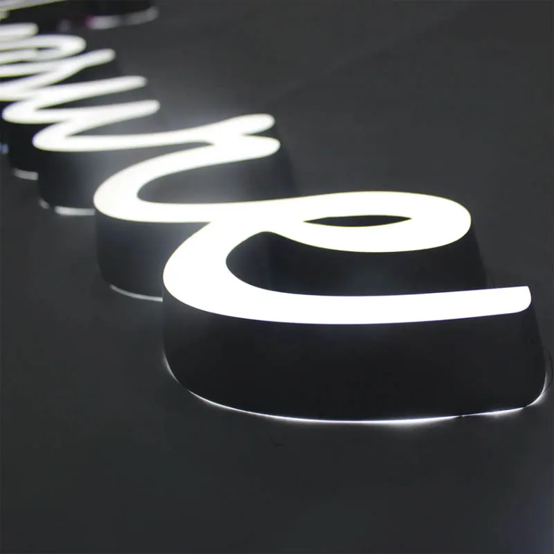 3D LED Letter Light Luminous Frontlit and Backlit Business Logo Signage Acrylic Signs for Decoration