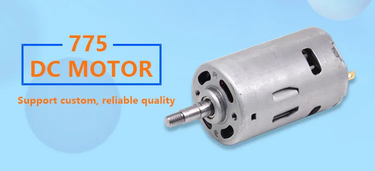 42mm Small Electric DC Motor RS770 RS775 Brushed Micro 12V 24V DC Motor with Ball Bearings