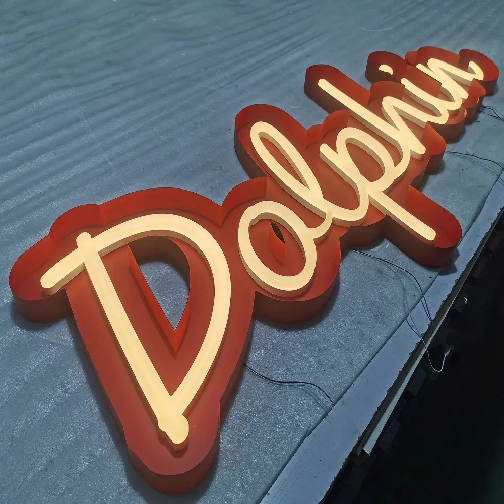 Acrylic Letters Sign Acrylic LED Illuminated Letter Logos for Company Signs Channel Letters Sign