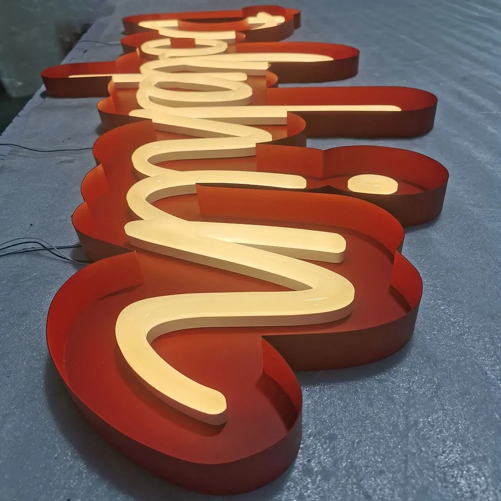 Acrylic Letters Sign Acrylic LED Illuminated Letter Logos for Company Signs Channel Letters Sign