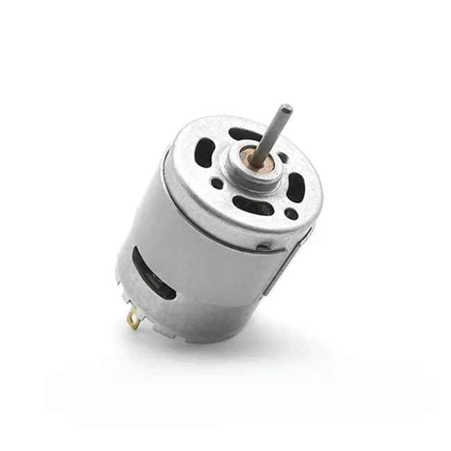 Factory Wholesales RS360 RS365 Electric DC Motor 24V 5000r PMDC Brushed Small Toy Motor with Knurled Shaft