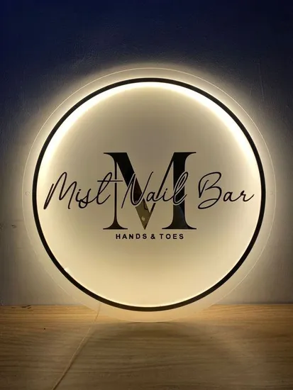 Acrylic Sign Salon Business Sign Business Name Sign Customized Wall Logo LED Sign