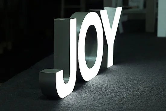 Advertising Shop Name Board Illuminated Signage Channel 3D Letter LED Frontlit Channel Letter Signs