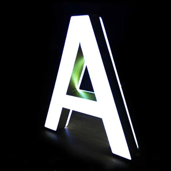 Advertising Sign Solid 3D Acrylic LED Illuminated Letters Sign for Business