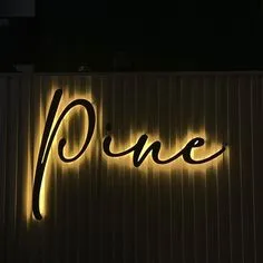 Commerical 3D Illuminated Metal Backlit 3D Sign Custom Light up Letters LED Channel Letter Sign