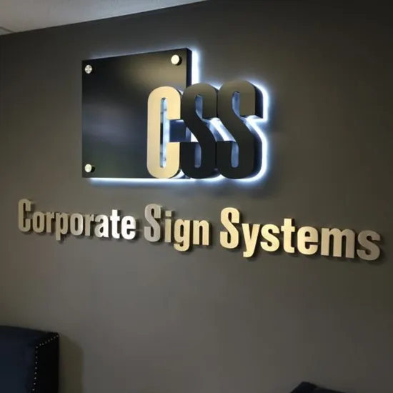 Custom Acrylic LED Backlit Letter LED Backlit Signs