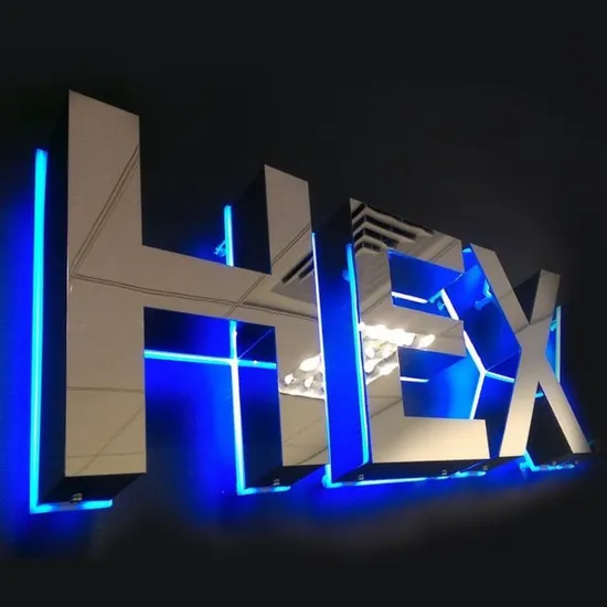 Custom Backlit Signs 3D Design Acrylic LED Sign