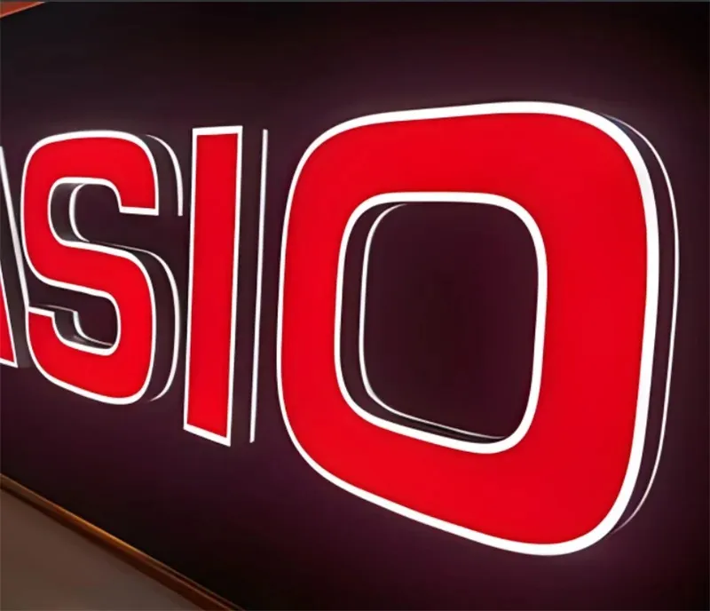 Custom LED 3s Channel Letter Sign Acrylic Letters 3D Logo Used Outdoor Lighted Signage