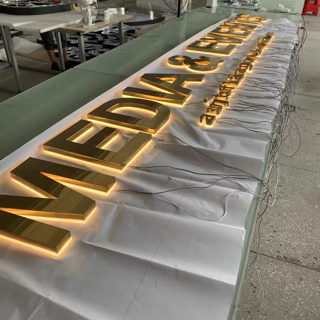 Custom LED Advertising Letter Sign for Small Business Promotion