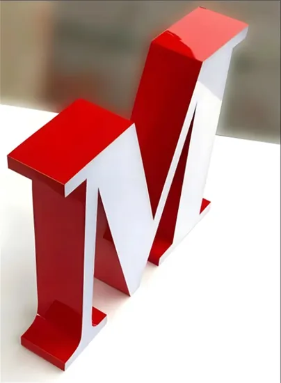 Custom LED 3s Channel Letter Sign Acrylic Letters 3D Logo Used Outdoor Lighted Signage