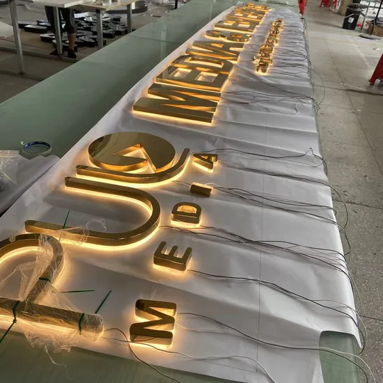 Custom LED Advertising Letter Sign for Small Business Promotion