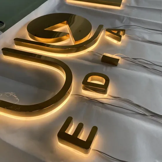 Custom LED Advertising Letter Sign for Small Business Promotion